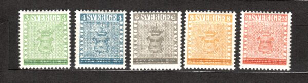 HERBY SZWECJA MI.406-410**