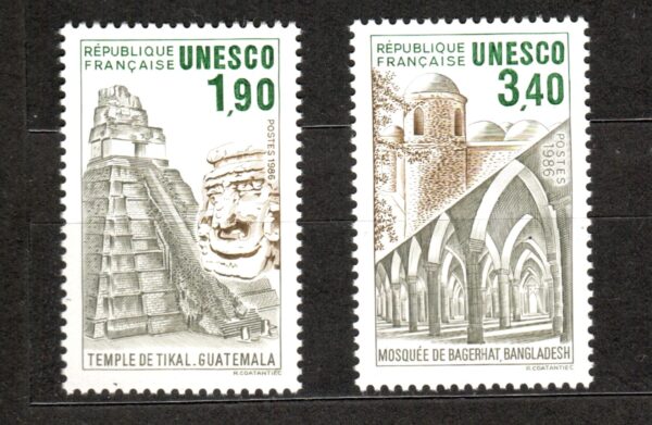 UNESCO FRANCJA MI.37-38**