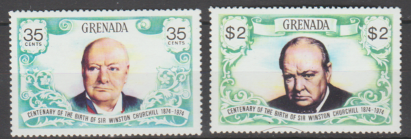 W.CHURCHILL GRENADA MI.598-599**