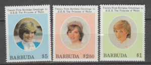 KSIĘŻNA DIANA BARBUDA MI.620-622**
