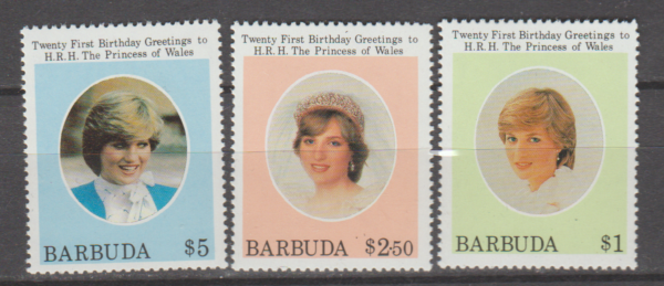 KSIĘŻNA DIANA BARBUDA MI.620-622**