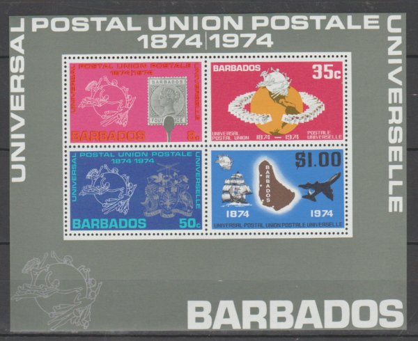 UPU BARBADOS MI.BL.5**