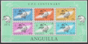 UPU ANGUILLA MI.BL.6**