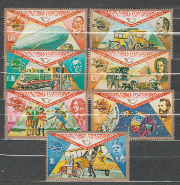 UPU GWINEA RÓWNIKOWA MI.382-388**