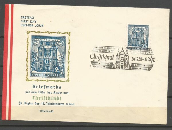 BUDYNKI AUSTRIA MI.1049 NA KOPERCIE