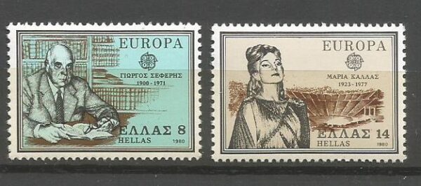 EUROPA CEPT GRECJA MI.1411-1412**