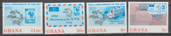 UPU GHANA MI.548-551A**