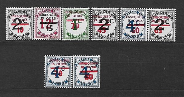 POCZTA GUJANA MI.632A-I II**