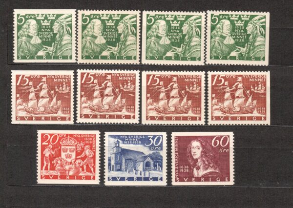 ROCZNICA SZWECJA MI.245-249AB**