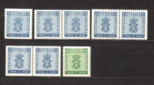 HERBY SZWECJA MI.402-403A/D/E**