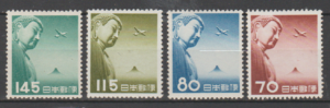 LOTNICTWO JAPONIA MI.615-618**