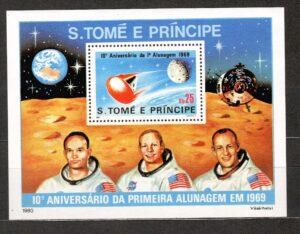LOT W KOSMOS S.TOME E PRINCIPE MI.BL.45**