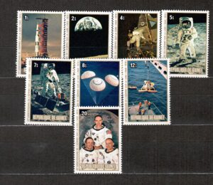 LOT W KOSMOS GWINEA MI.883-890A**