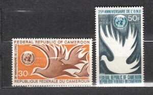 POKÓJ NA ŚWIECIE KAMERUN MI.613-614**