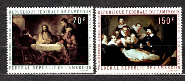 MALARSTWO KAMERUN MI.631-632**