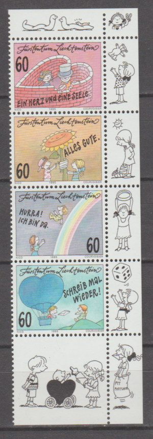 DZIEŃ DZIECKA LIECHTENSTEIN MI.1111-1114**