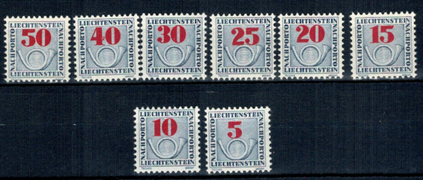 LIECHTENSTEIN PORTO MI.21-28**