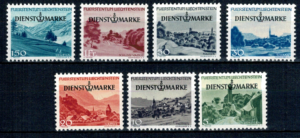 LIECHTENSTEIN URZĘDOWE MI.28-34**