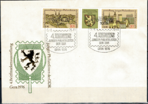 FDC WYSTAWA ZNACZKÓW MŁODYCH FILATELISTÓW DDR MI.2153-2154