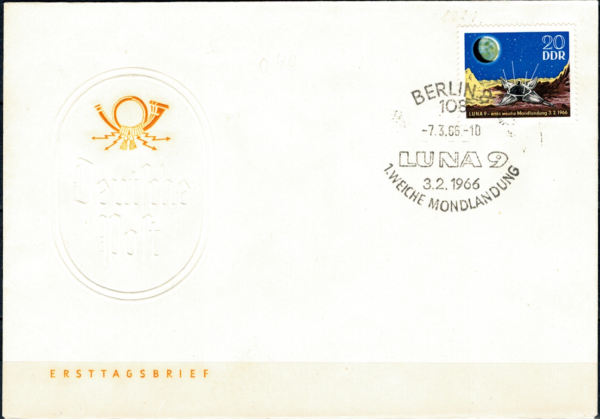 FDC LOT NA KSIĘŻYC DDR MI.1168