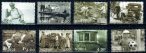 ZDJĘCIA Z ŻYCIA CODZIENNEGO NORWEGIA MI.1321-1328**