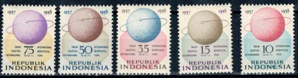 MIĘDZYNARODOWY ROK GEOFIZYCZNY INDONEZJA MI.224-228**