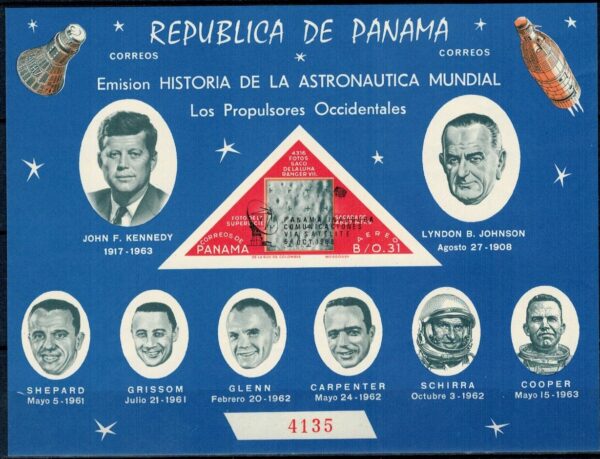 LOT W KOSMOS PANAMA MI.BL.33**