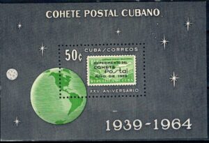 LOT W KOSMOS KUBA MI.BL.24**