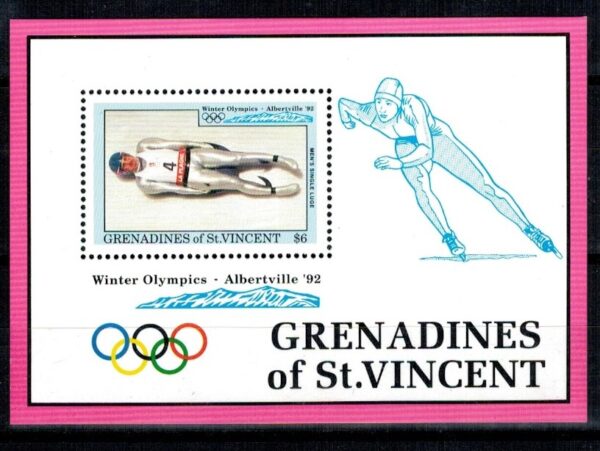 OLIMPIADA ZIMOWA GRENADINES ST.VINCENT MI.BL.109**