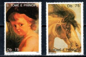 P.RUBENS S.TOME E PRINCIPE MI.1254-1255**