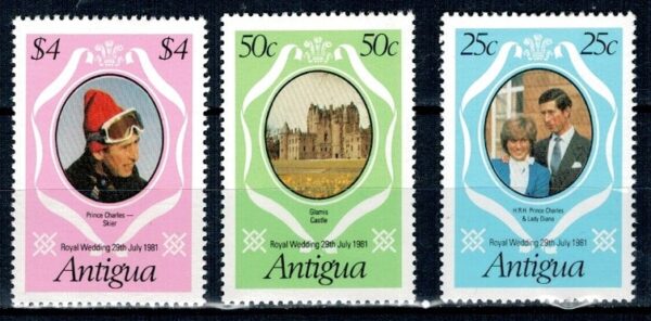 KAROL I DIANA ANTIGUA MI.628-630**