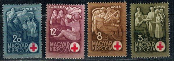 CZERWONY KRZYŻ WĘGRY MI.691-694**