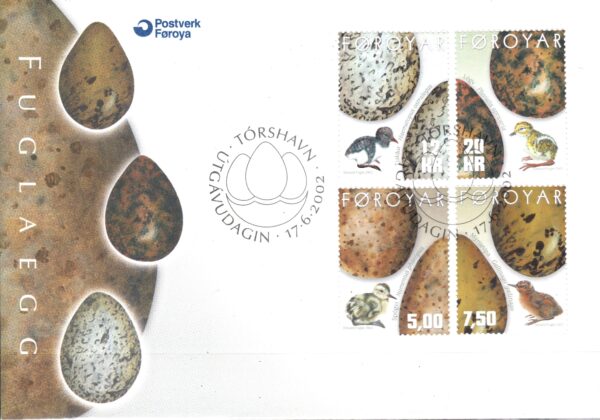 FDC PTAKI WYSPY OWCZE MI.427-430
