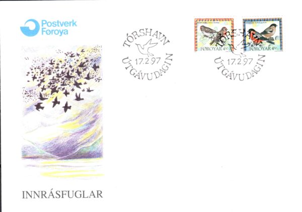 FDC PTAKI WYSPY OWCZE MI.298-299