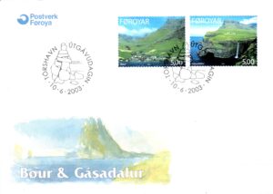 FDC KRAJOBRAZY WYSPY OWCZE MI.460-461