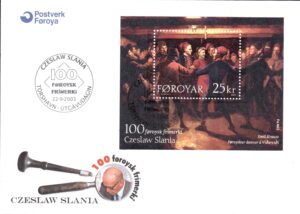 FDC SŁANIA WYSPY OWCZE MI.BL.15