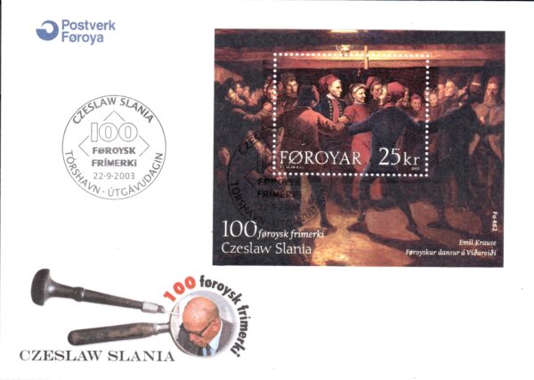 FDC SŁANIA WYSPY OWCZE MI.BL.15