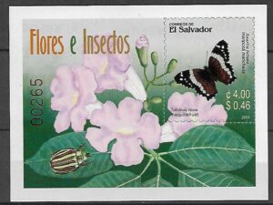 KWIATY I OWADY SALWADOR MI.BL.8**