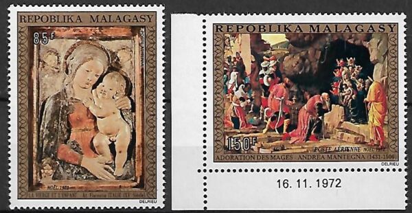 SZTUKA MADAGASKAR MI.667-668**