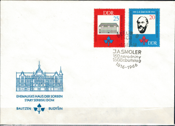 FDC ROCZNICA DDR MI.1165-1166