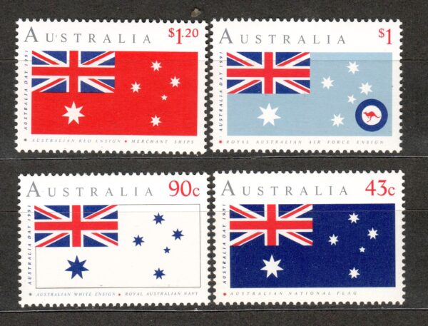 FLAGI AUSTRALIA MI.1233-1236**