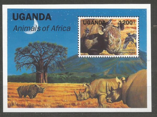 ZWIERZĘTA UGANDA MI.BL.149**