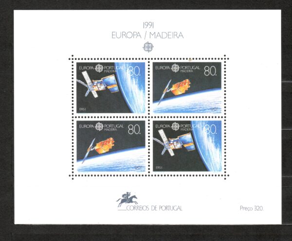 EUROPA CEPT MADERA MI.BL.12**