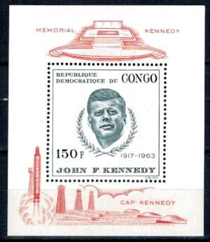 J.F.KENNEDY KONGO MI.BL.10**