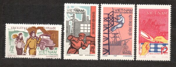 ROBOTNICY WIETNAM MI.623-626**