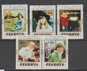 KSIĘŻNA DIANA PENRHYN MI.264-268**