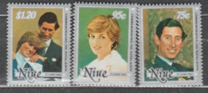 KSIĘŻNA DIANA NIUE MI.421-423**