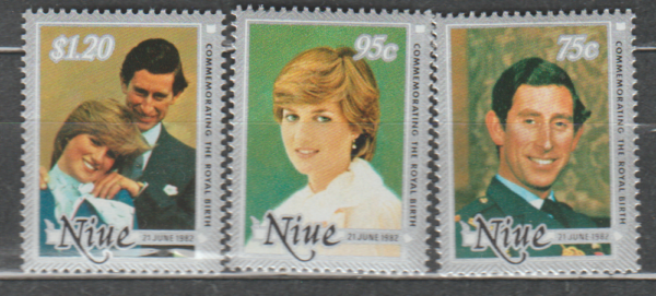 KSIĘŻNA DIANA NIUE MI.421-423**