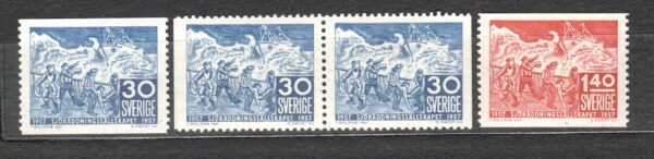 MARYNISTYKA SZWECJA MI.421-422A/D**