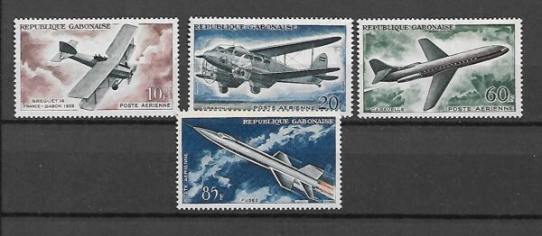 LOTNICTWO GABON MI.175-178**